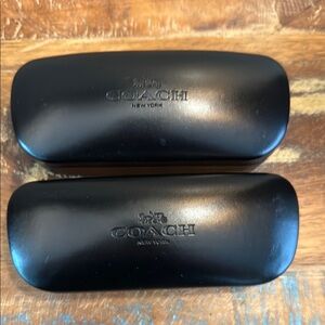 Coach Glossy Black Eyewear Cases